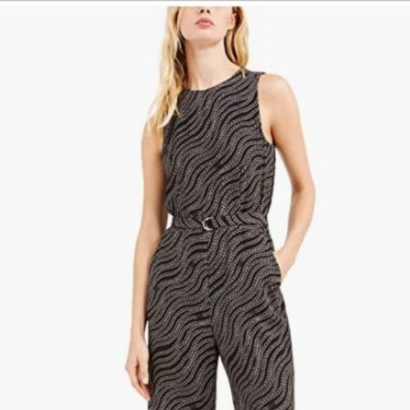 Michael kors chain print jumpsuit dress NWT - Picture 1 of 4